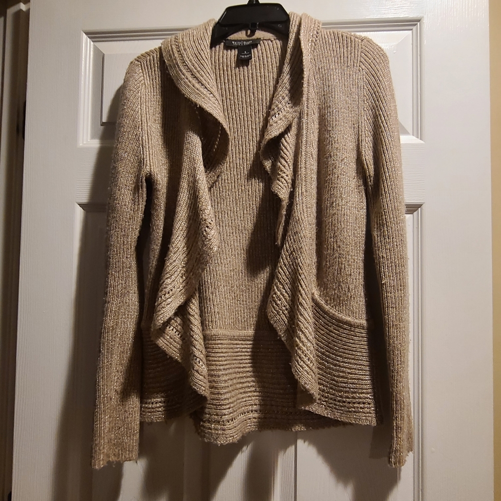 White House Black Market brown sweater size small